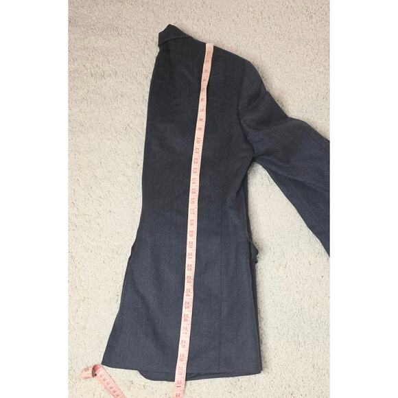 Hart Schaffner Marx Nordstrom Men's Gray Tweed Fully Lined Wool Suit Coat Blazer - Picture 4 of 6